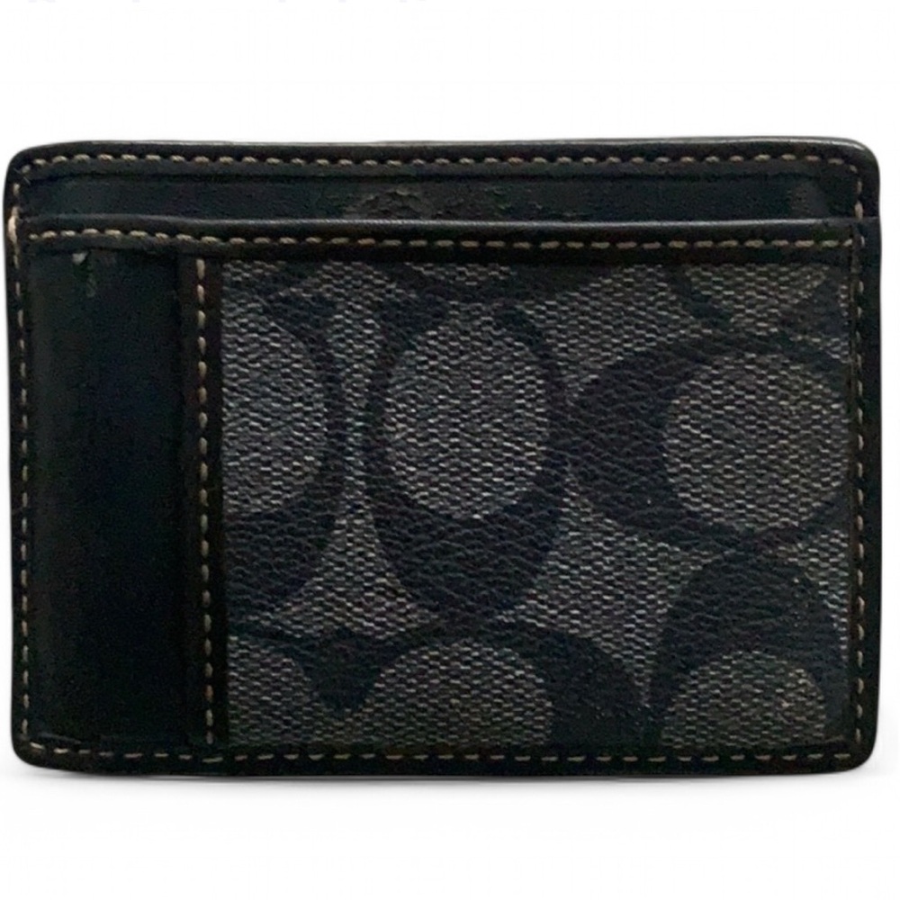 Coach Navy Blue Card Holder - Picture 4 of 7
